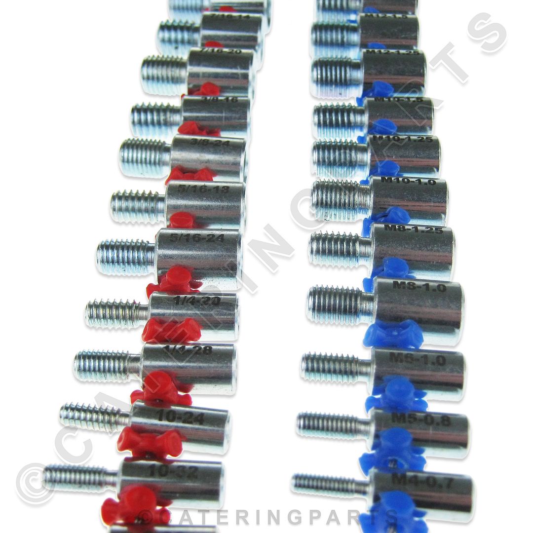IMPERIAL & METRIC NUT BOLT THREAD SIZE GAUGE CHECKER IDENTIFY SIZE